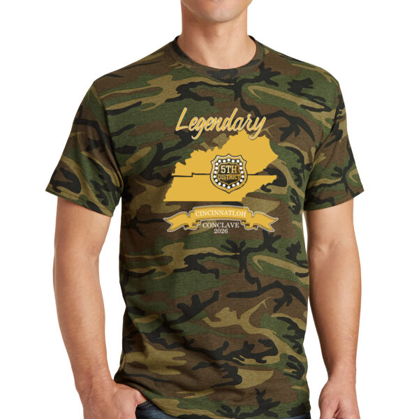 5TH DISTRICT- CONCLAVE 2026 - Core Cotton Camo Tee Thumbnail